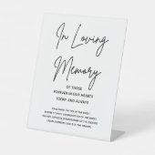 In het liefhebben van de Aangepaste Names van het  Reclamebord Met Voetstuk (Voorkant)