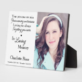 In het liefhebben van de Geheugenfamilie Foto Keep Fotoplaat (Zijkant)