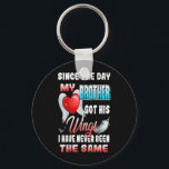 In het liefhebben van de herinnering aan mijn broe sleutelhanger<br><div class="desc">In het liefhebben van de herinnering aan mijn broer voor zijn leven Gift</div>