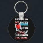 In het liefhebben van de herinnering aan mijn broe sleutelhanger<br><div class="desc">In het liefhebben van de herinnering aan mijn broer voor zijn leven Gift</div>