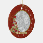 In het liefhebben van de kerstfoto van het Geheuge Keramisch Ornament (Rechts)