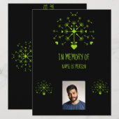 In het liefhebben van de Memory Dandelion Art (Voorkant / Achterkant)