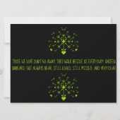 In het liefhebben van de Memory Dandelion Art (Achterkant)