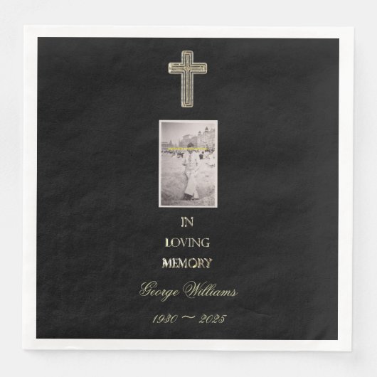 In het liefhebben van de Typografie Golden Cross Servet (Voorkant)