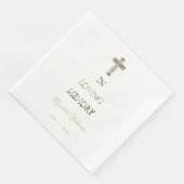 In het liefhebben van de Typografie Golden Cross Servet (Hoek)