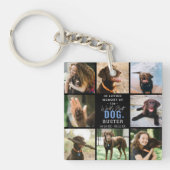 In het liefhebben van de 'werelden van beste hond' sleutelhanger (Voorkant)