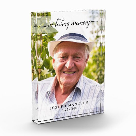 In het liefhebben van geheugen begrafenissympathie fotoblokken (Links)