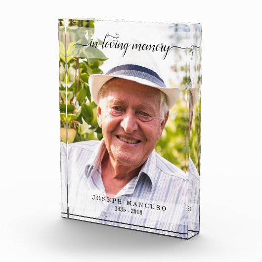 In het liefhebben van geheugen begrafenissympathie fotoblokken (Rechts)