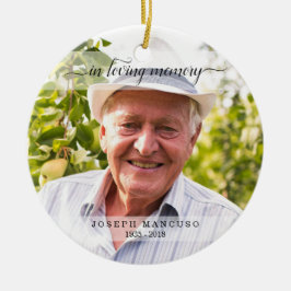 In het liefhebben van geheugen begrafenissympathie keramisch ornament