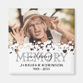 In het liefhebben van geheugen begrafenisvoordeel magneet (Voorkant)