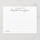 In het liefhebben van geheugen elegante begrafenis (Voorkant)