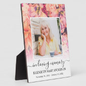 In het liefhebben van geheugen Foto Bright Floral  Fotoplaat (Zijkant)