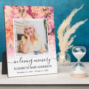 In het liefhebben van geheugen Foto Bright Floral  Fotoplaat