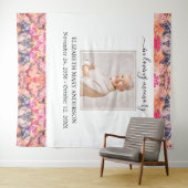 In het liefhebben van geheugen Foto Bright Floral  Wandkleed (In Situ (horizontaal))