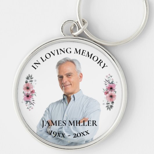 In het liefhebben van geheugen. Foto-Sleutelhanger Sleutelhanger (Voorkant)