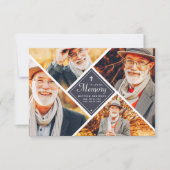 In het liefhebben van geheugen Modern Cross Multi Bedankkaart (Voorkant)