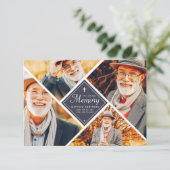 In het liefhebben van geheugen Modern Cross Multi Bedankkaart (Staand voorkant)