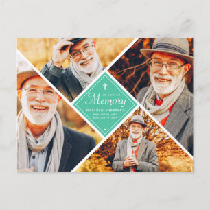 In het liefhebben van geheugen Modern Cross Multi Briefkaart