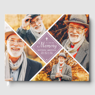 In het liefhebben van geheugen Modern Cross Multi Gastenboek