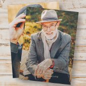 In het liefhebben van geheugen Modern Elegant Phot Bedankkaart