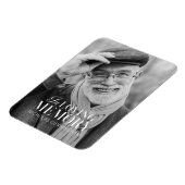 In het liefhebben van geheugen Modern Elegant Phot Magneet (Linkerzijde)