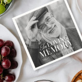 In het liefhebben van geheugen Modern Elegant Phot Servet