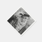 In het liefhebben van geheugen Modern Elegant Phot Servet (Hoek)