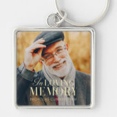 In het liefhebben van geheugen Modern Elegant Phot Sleutelhanger (Voorkant)