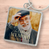 In het liefhebben van geheugen Modern Elegant Phot Sleutelhanger