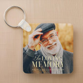 In het liefhebben van geheugen Modern Elegant Phot Sleutelhanger