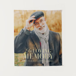 In het liefhebben van geheugen Modern Elegant Phot Wandkleed