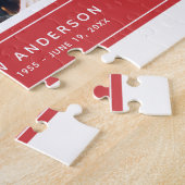 In het liefhebben van geheugen Moderne Kleur Multi Legpuzzel (Zijkant)