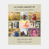 In het liefhebben van geheugen Natuurlijke fotocol Fleece Deken (Voorkant)