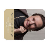 In het liefhebben van geheugenfotominimalistisch d magneet (Horizontaal)