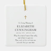 In het liefhebben van geheugenherdenkingsgeheugen  keramisch ornament (Voorkant)