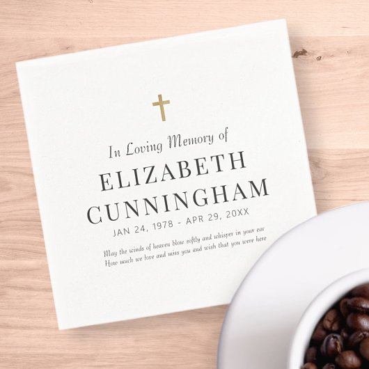 In het liefhebben van geheugenherdenkingsgeheugen  servet