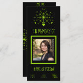 In het liefhebben van geheugenkaarsenballon in de  (Voorkant / Achterkant)