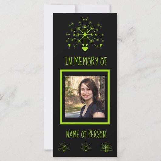 In het liefhebben van geheugenkaarsenballon in de  (Voorkant)