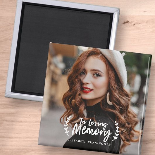 In het liefhebben van geheugenkromme-vullingsfoto  magneet