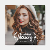 In het liefhebben van geheugenkromme-vullingsfoto  magneet (Voorkant)