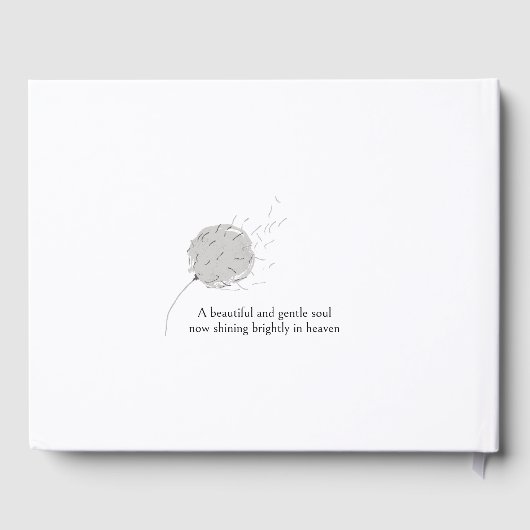 In het liefhebben van geheugenverlies van Dandelio Gastenboek (Achterkant)