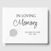 In het liefhebben van geheugenverlies van Dandelio Gastenboek (Voorkant)