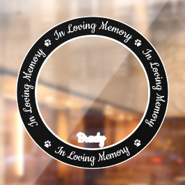 In het liefhebben van Gepersonaliseerd Geheugen de Raamsticker