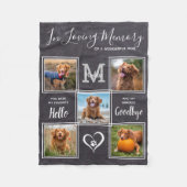 In het liefhebben van Gepersonaliseerd Geheugen Ge Fleece Deken (Voorkant)