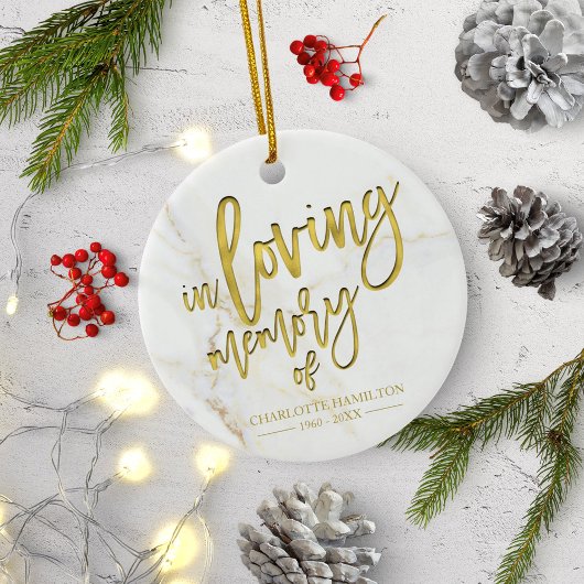 In het liefhebben van Gepersonaliseerde Foto Memor Keramisch Ornament