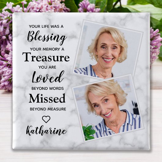 In het liefhebben van Gepersonaliseerde Foto Memor Vierkante Button 5,1 Cm