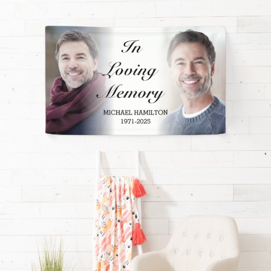 In het liefhebben van Gepersonaliseerde Memorial F Spandoek (Insitu)