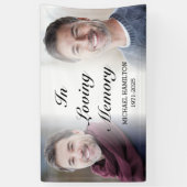 In het liefhebben van Gepersonaliseerde Memorial F Spandoek (Verticaal)