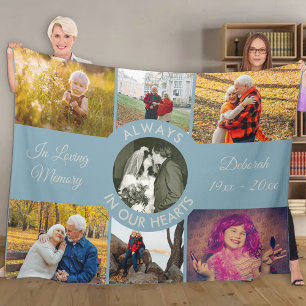 In het liefhebben van gepersonaliseerde Photo Wedg Fleece Deken