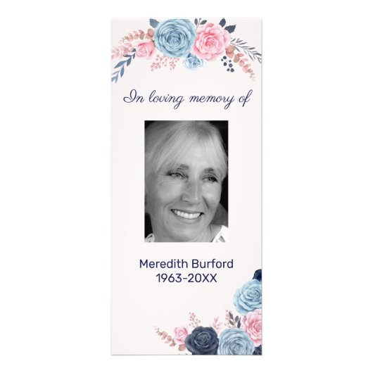 In het liefhebben van het geheugen dat de begrafen reclamekaart (Voorkant)